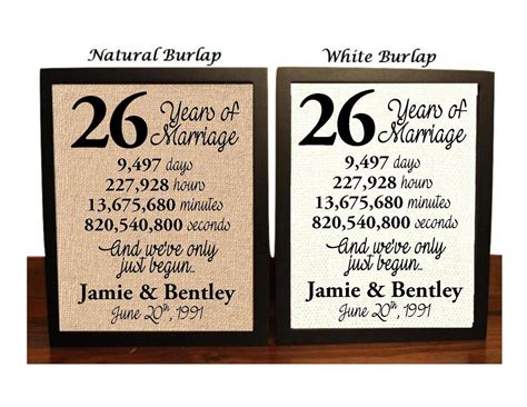 what is 26 anniversary gift